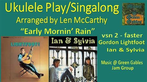 Gordon Lightfoot Ian And Sylvia Early Mornin Rain V2 Faster Cover