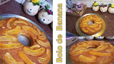 Bolo De Bananas Caramelizada Receita YouTube