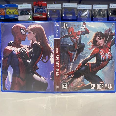 Игра "Spider Man / Человек паук" PS4 - Кастомная обложка для диска ...