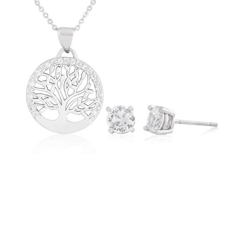 Silver Necklace Set Truworths