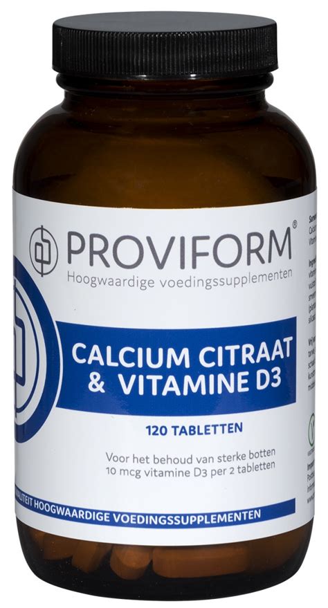 Calcium Citraat D Tabletten Proviform Bik Bik Online Apotheke