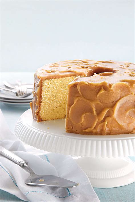 Caramel Frosted Pound Cake Recipe