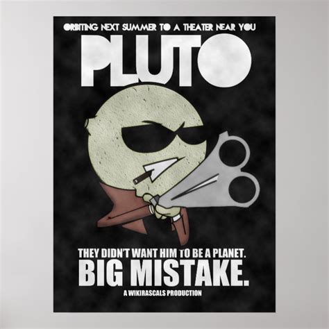 Pluto The Movie Poster Zazzle