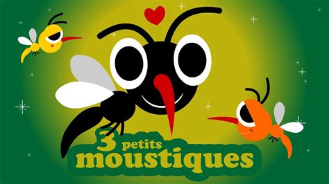 3 Petits Moustiques Qui Piquent 🦟🦟🦟 Petites Comptines Pour Bébé Avec