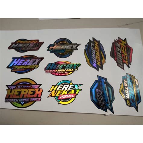 Jual STIKER HEREX HOLOGRAM CUTTING | Shopee Indonesia