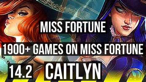 MISS FORTUNE Rell Vs CAITLYN Ashe ADC 1900 Games KR Master