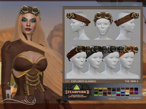 The Sims Resource Steampunked Female Explore Glasses