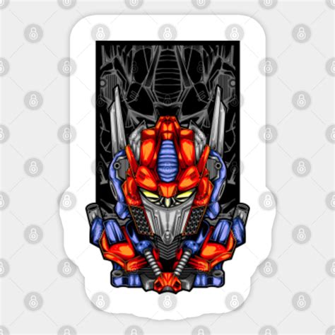 Optimus Prime Optimus Prime Sticker Teepublic