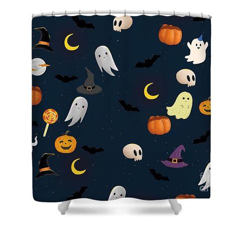 Artstation Halloween Shower Curtain