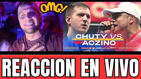 Dios Vence Al Demonio Reaccionando En Vivo A Chuty Vs Aczino Tos