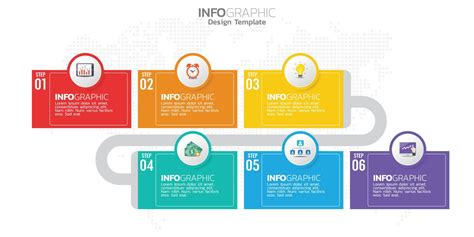 Elementi Della Sequenza Temporale Infografica Per Contenuto Diagramma