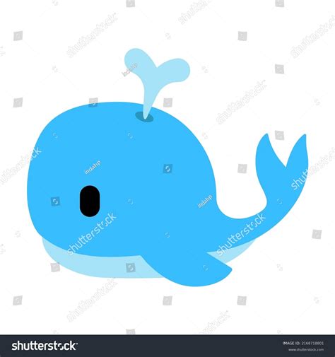 Spouting Whale Emoji Icon Flat Symbol Stock Vector (Royalty Free ...