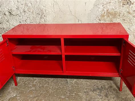 Ikea Sideboard Schrank Rot Kaufen Auf Ricardo