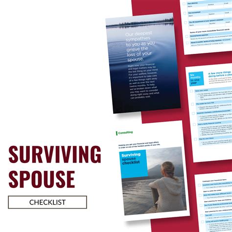 Surviving Spouse Checklist The Advisor S Edge