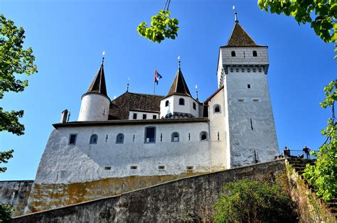 Castle and Fortified Wall in Nyon, Switzerland - Encircle Photos