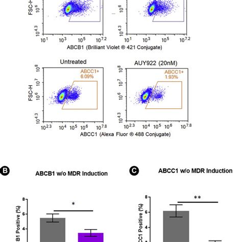 Flow Cytometric Analysis Of Abc Transporters Captured At Day 8 After