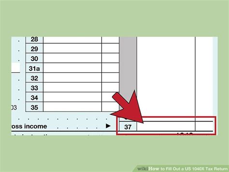 How To Fill Out A Us 1040x Tax Return With Form Wikihow