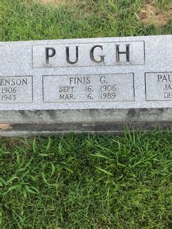 Finis Garrett Pugh 1906 1989 Mémorial Find a Grave