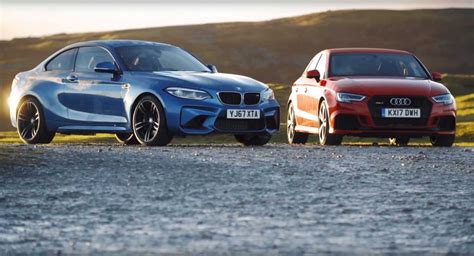 Bmw M2 Vs Audi Rs3 Battle Has One Clear Winner Carscoops