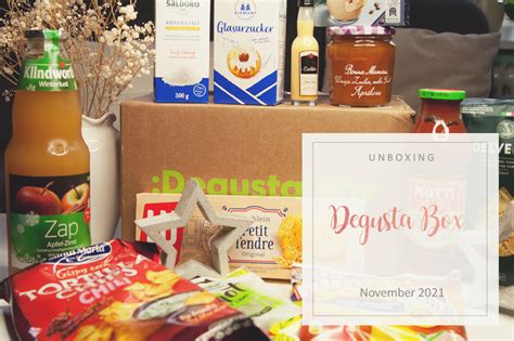 Degusta Box November 2021 Unboxing Lilyfields