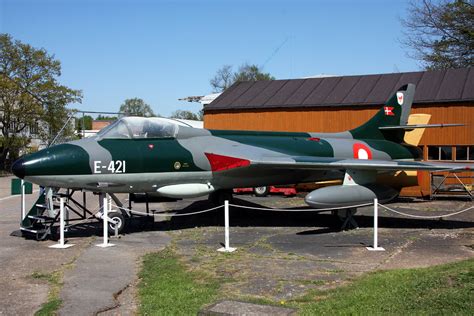 E E Hawker Hunter F Royal Danish Air Force Br Flickr