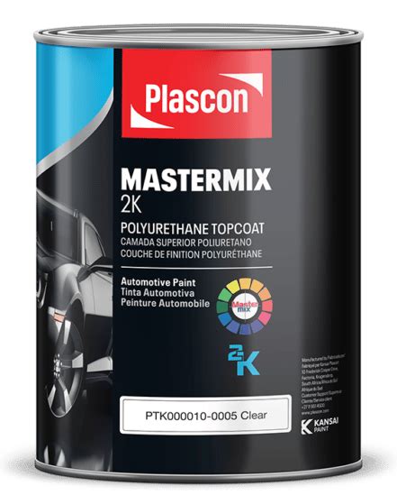 Mastermix Ptk 2k Top Coats Plascon South Africa