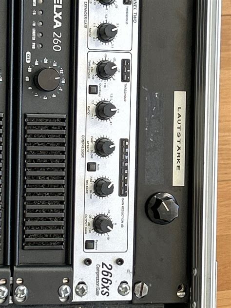 Dbx Elxa260 Dbx 266xs Elxa 260 Timer Voor Audioapparatuur Diverse