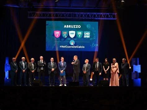 LND Abruzzo i premiati del Gran Galà del calcio Il Capoluogo