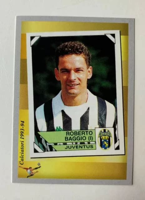 Roberto Baggio Juventus Aggiornamenti Calciatori Panini N X