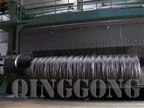 Wire Rod Coil Shot Blasting Machine Qingdao Qinggong Machinery Co Ltd