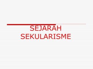 sekularisme | PPT