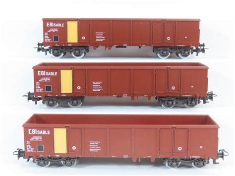 Märklin H0 4717 Freight carriage 3 Four axle rigids type Eanos