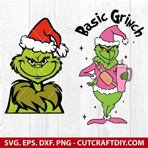 Grinch Svg Grinch Face Svg Christmas Svg Grinch Clipart Grinch Vector Png Dxf Eps