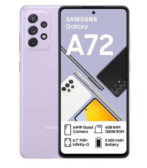 Samsung Galaxy A72 128gb Dual Sim Awesome Violet Buy Online In South Africa