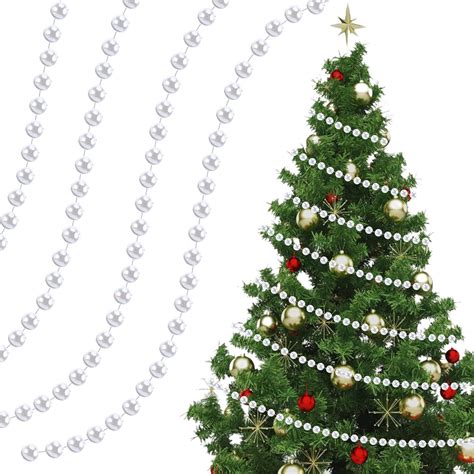 Christmas Tree Beads 50ft Christmas Tree Garland Beads