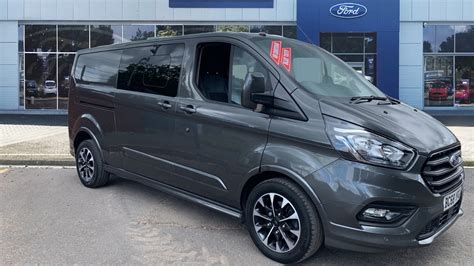 Used Ford Transit Custom 310 L2 Diesel Fwd 20 Tdci 170ps Low Roof Dcab Sport Van For Sale