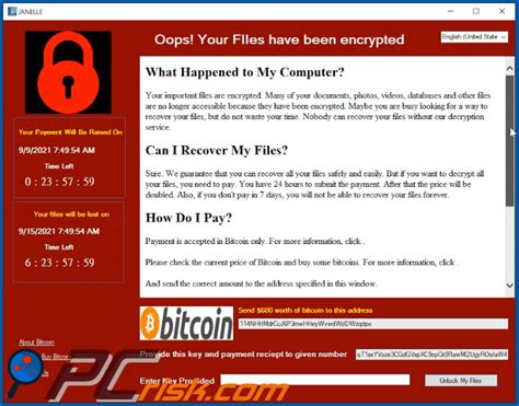 Janelle Ransomware Decryption Removal And Lost Files Recovery