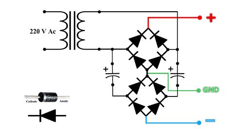 Dual 15v Power Supply Schematic With Pcb 15v 15v 1a Eleccircuit Artofit