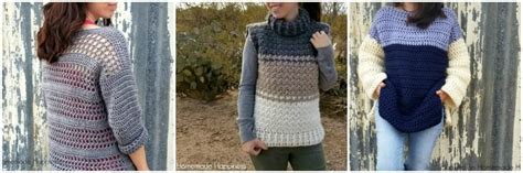 Crochet Hooded Sweater Vest Hooked On Homemade Happiness