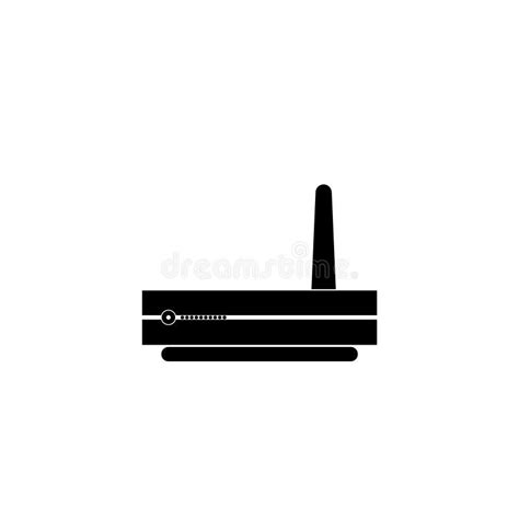 Router Modem Icon Or Logo Stock Vector Illustration Of Network