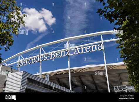 Mercedes Benz Arena Stadium Of Vfb Stuttgart Is Currently Being