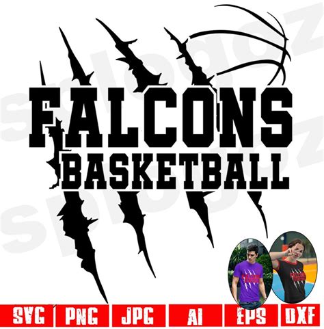 Falcons Basketball Svg Falcon Basketball Svg Falcons Basketball Png