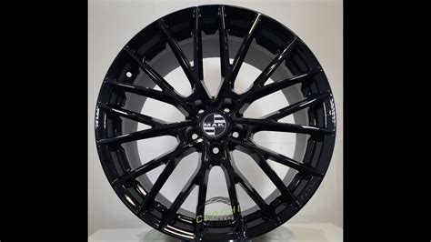 Cerchi In Lega Mak Speciale Gloss Black Youtube