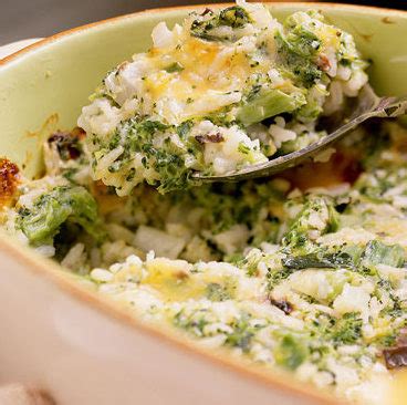 Clo S Sensuous Delights Gratin De Brocoli Riz Et Champignons