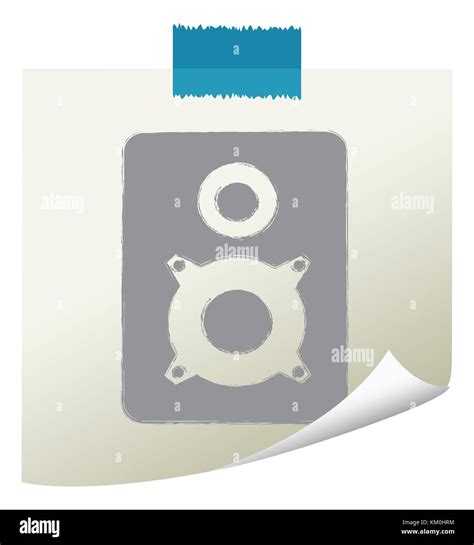 Stick Note Icon Stock Photo Alamy