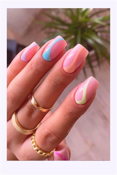 Galeri Padaherang Simple Short Nails For Summer Designtrends Sommer