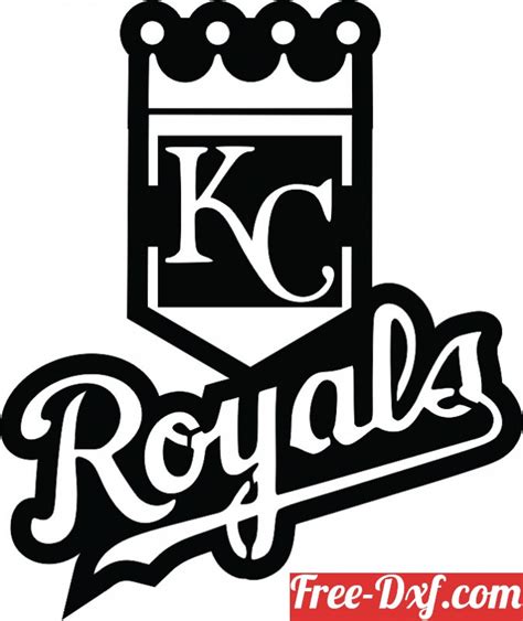 Download Kansas City Royals Logo BGvbs High quality free Dxf file