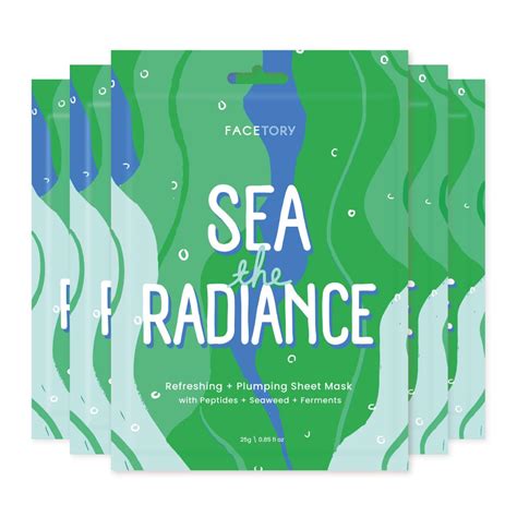 FACETORY Sea The Radiance Mascarilla Refrescante Y Regeneradora Con