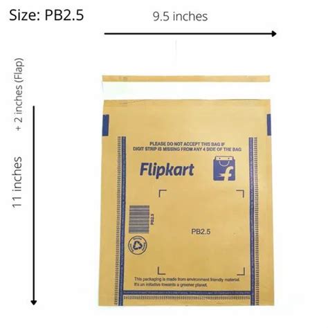 Pb Flipkart Paper Courier Packaging Bag At Rs Piece Naraina