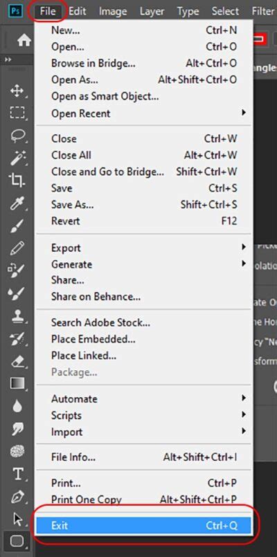 How To Fix Photoshop Toolbar Missing